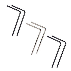 2x Metal 4mm Ball End Truss Rod Adjustment Wrench for Acoustic Guitars