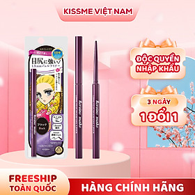 Bút Chì Gel Kẻ Mí Mắt Siêu Chống Trôi Dạng Xoay Màu Đen Kissme Heroine Make #01
