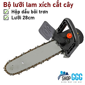 Mua Bộ lam xích | Lưỡi cưa lam xích | Cưa xích cắt cây | Cưa xích lắp máy mài