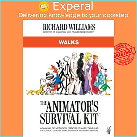 Sách - The Animator's Survival Kit: Walks - (Richard Williams' Animation  by Richard E. Williams (UK edition, paperback)