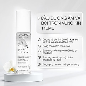 Dầu dưỡng ẩm vùng v-zone bị khô do mãn kinh, tiền mãn kinh Woman Essentials Plaisir De Soie 110ml