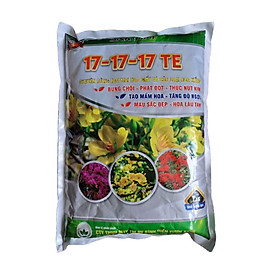 Mua Phân bón HDF NPK 17-17-17 TE chuyên dùng cho Hoa Mai - Hoa Giấy - Hoa kiểng giúp Bung chồi - Tạo mầm hoa - Màu sắc đẹp lâu tàn