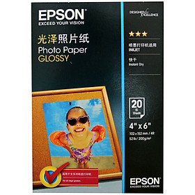 Giấy In Ảnh Glossy Thế Hệ Mới EPSON S042554 6 inch*20 tờ