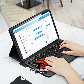 Bao da kèm bàn phím cho samsung galaxy tab s9 fe, tab s9, tab s7 fe, tab s7+ plus, s8+ plus, tab s8, tab s7, tab s6 lite, tab a8 2022, tab a9+ plus 2023 x210/x216 chính hãng dux ducis có bàn di chuột trackpad - hàng chính hãng