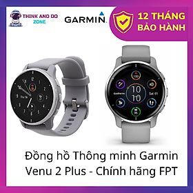 Đồng Hồ Thông Minh Garmin Venu 2 Plus Dây Silicone