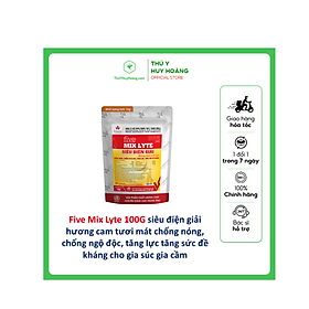 Thức ăn bổ sung Five Mix Lyte siêu điện giải cung cấp năng lượng, điện giải và các acid amin cho vật nuôi