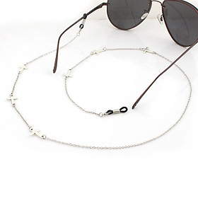 Dây đeo gọng kính chuỗi chữ thập titan không han gỉ unisex cá tính cool ngầu punk rock dây đeo khẩu trang mặt nạ airpod