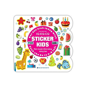 Bóc Dán Hình Thông Minh IQ - EQ - CQ - Sticker For Kids - Cuốn 1 _MT