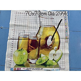 Tranh thêu trái cây 70x70 giá 299k
