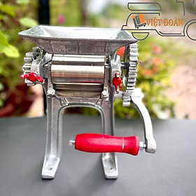 MÁY CÁN KHÔ MỰC - Lõi cán 8 cm bằng inox . Chất liệu hợp kim gang nhôm - Hàng đặt riêng gia công nên rất dẹp, dày dặn