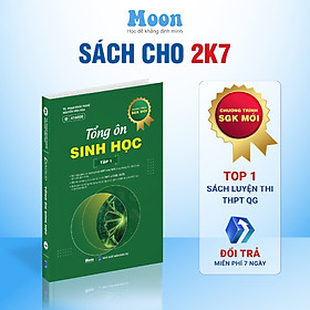 Sách lớp 12 chương trình mới: tổng ôn Toán, Lý, Hoá, Sinh, Văn, Sử, Địa ôn thi thpt quốc gia, đgnl Moonbook