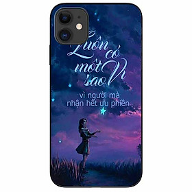 Ốp lưng in cho Iphone 11 Mẫu Luôn Có Một Vì Sao