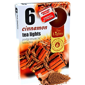 Mua Hộp 6 nến thơm tinh dầu Tealight Admit Cinnamon QT026109 - hương quế