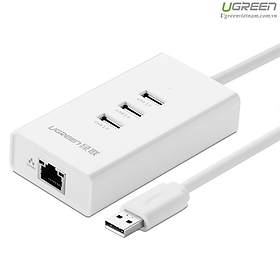 Mua Bộ Chia USB 3 Cổng 2.0 Kèm Cổng Mạng 10/100Mbps Ugreen 20259 - Hàng Chính Hãng