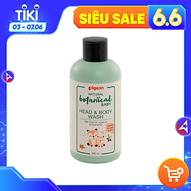 Sữa Tắm Gội Toàn Thân Cho Bé Natural Botanical Pigeon 200ml 500ml