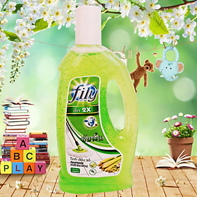 Nước Lau sàn nhà FILY Tinh dầu sả 1000ml xua đuổi côn trùng - an toàn cho bé