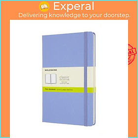 Sách - Moleskine Large Plain Hardcover Notebook: Hydrangea Blue by Moleskine (paperback)