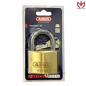Ổ khóa ABUS 65/60 thân đồng 60mm chìa răng cưa - MSOFT