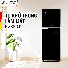 Tủ khử trùng Kieler KL-KM521 dung tích 160L, Tủ tiệt trùng tích hợp làm mát thực phẩm và khử trùng đồ dùng bếp - Hàng Chính Hãng