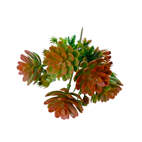 Cụm hoa sen đá giả siêu đẹp giống thật 99% - Cây giả, hoa lụa Decor trang trí nhà cửa