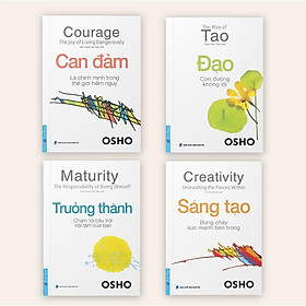 Combo OSHO Can Đảm + Đạo + Trưởng Thành + Sáng Tạo (4 cuốn) – Bản Quyền