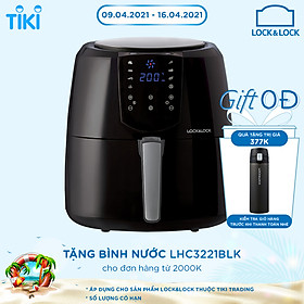 Nồi Chiên Không Dầu Điện Tử Lock&Lock EJF357BLK (5.2 Lít) - Hàng Chính Hãng