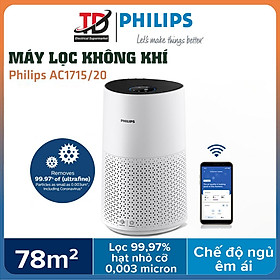 Mua Máy Lọc Không Khí Philips AC1715/20  Diện Tích  78M2  Kết Nối Wifi  Hàng Chính Hãng