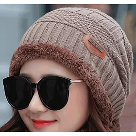 Nón len nữ, mũ len nữ thời trang Hàn Quốc dn19122405