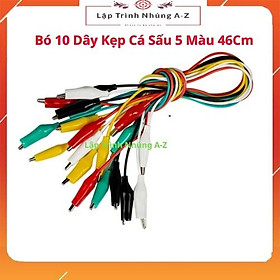 Mua  Lập Trình Nhúng A-Z  G2  Combo Bó 10 Dây Kẹp Cá Sấu 5 Màu 46Cm
