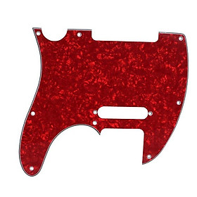 RED Pearl Pickguard SCRATCHPLATE  8 holes FOR  Guitar
