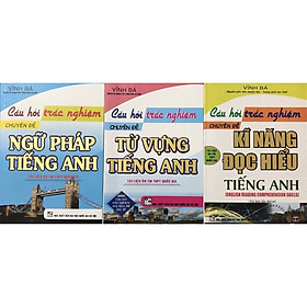 Sách - Combo 3 cuốn Câu Hỏi Trắc Nghiệm Tiếng Anh Các Chuyên Đề