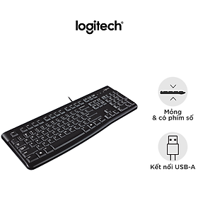 Bàn phím có dây Logitech K120 - Hàng chính hãng