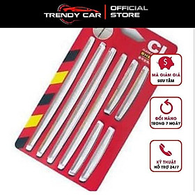 Bộ 8 Món Nẹp Cánh Cửa Ô Tô Chống Xước, Chống Va Đập Bảo Vệ Tránh Trầy Xước Cửa Xe Hơi