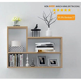 Mua Kệ Để Sách Treo Tường Hiện Đại Juno Sofa CTKT181  KT 62cm x 80cm x 15cm