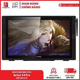 BẢNG VẼ MÀN HÌNH XP-PEN ARTIST 24 PRO QHD HIỂN THỊ 2K - HÀNG CHÍNH HÃNG