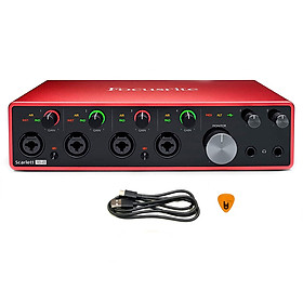 Focusrite Scarlett 18i8 Gen 3 Sound Card Âm Thanh Hàng Chính Hãng - Focus USB Audio Interface SoundCard (3rd - Gen3) - Kèm Móng Gẩy DreamMaker