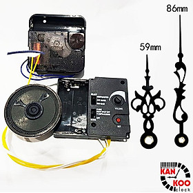 Mua Máy đồng hồ treo tường 2 dây gắn chung bộ phát nhạc chuông  điểm giờ loại XỊN 12888