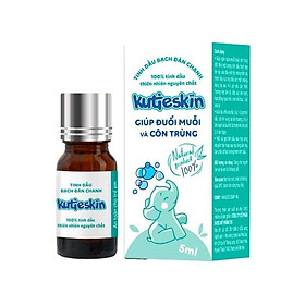 Tinh dầu Bạch đàn chanh tự nhiên Kutieskin 5ML giúp đuổi muỗi, côn trùng và làm nhanh dịu, lành vết đốt