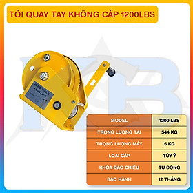 Mua Tời quay tay không cáp 1200LBS- tải trọng nâng 544kg