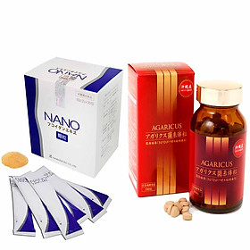 Combo Thực Phẩm Chức Năng Nano Fucoidan Hộp 30 Gói Và Viên Thể Nấm