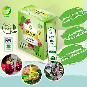 Bột tía tô Eherbal sấy thăng hoa 15 gói