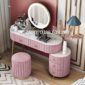 Bàn phấn sofa tròn