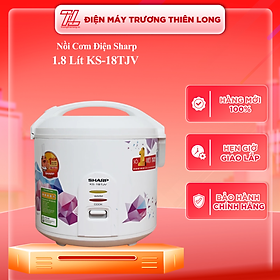 KS-18TJV - NỒI CƠM ĐIỆN NẮP GÀI SHARP 1.8 LÍT KS-18TJV - Hàng chính hãng