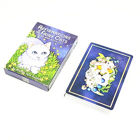 Bộ bài Affirmations of the Fairy Cats Deck 41 Lá bài Chú mèo tiên tri chữa lành tâm hồn