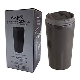 Ly Giữ Nhiệt Inox Có Nắp Đậy 380ml, Ly Giữ Nhiệt Cá Nhân, An Toàn, Tiện Lợi - Hàng Chính Hãng