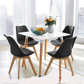 Mua Bộ Bàn Ăn Eames - màu đen  - 60cm x 60cm