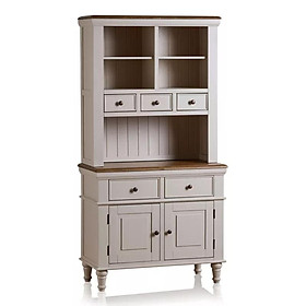 Mua Tủ Chén Cao Shay Gỗ Sồi Loại Nhỏ Ibie DSCTSSHAO - Trắng (100 x 42 cm)