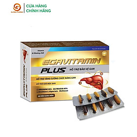 Viên uống ega vitamin plus Dược Phẩm An Châu giúp hạ men gan tăng cường