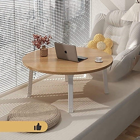 Mua Bàn trà tròn sofa ngồi bệt gấp gọn trang trí decor Tundo chân chắc chắn tiện lợi giá rẻ