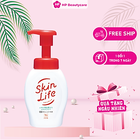 Mẫu cũ -Sữa Rửa Mặt Tạo Bọt Skinlife Cow Facial Wash Pump Ngăn Ngừa Mụn Chai 200ml (Combo 200ml và Set 24ml)